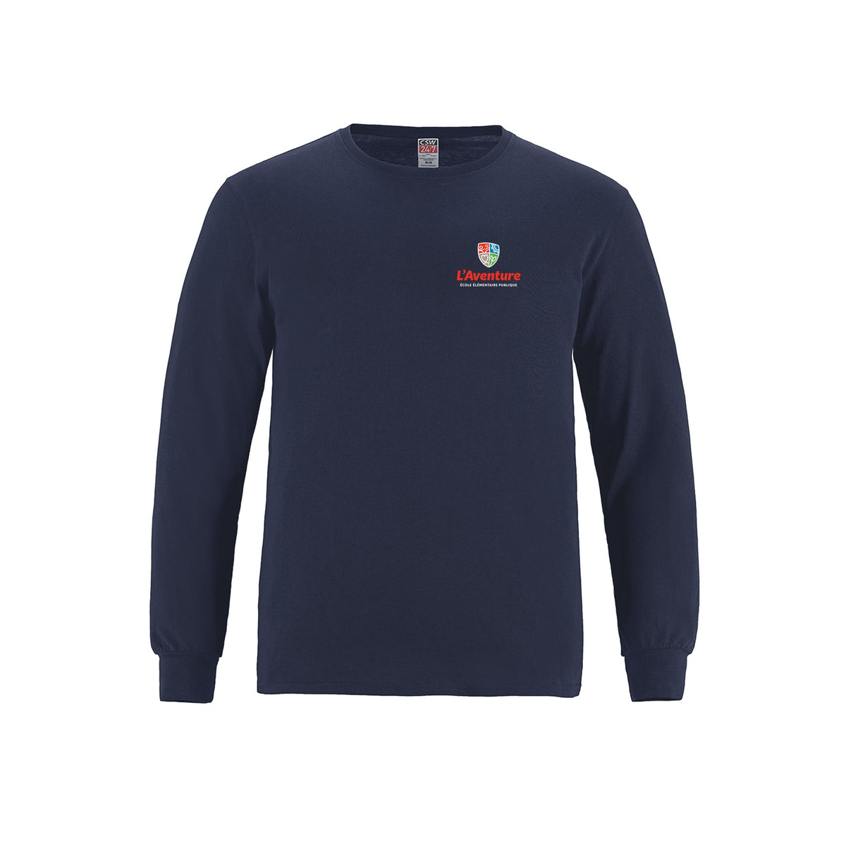 School Logo · Front · Navy