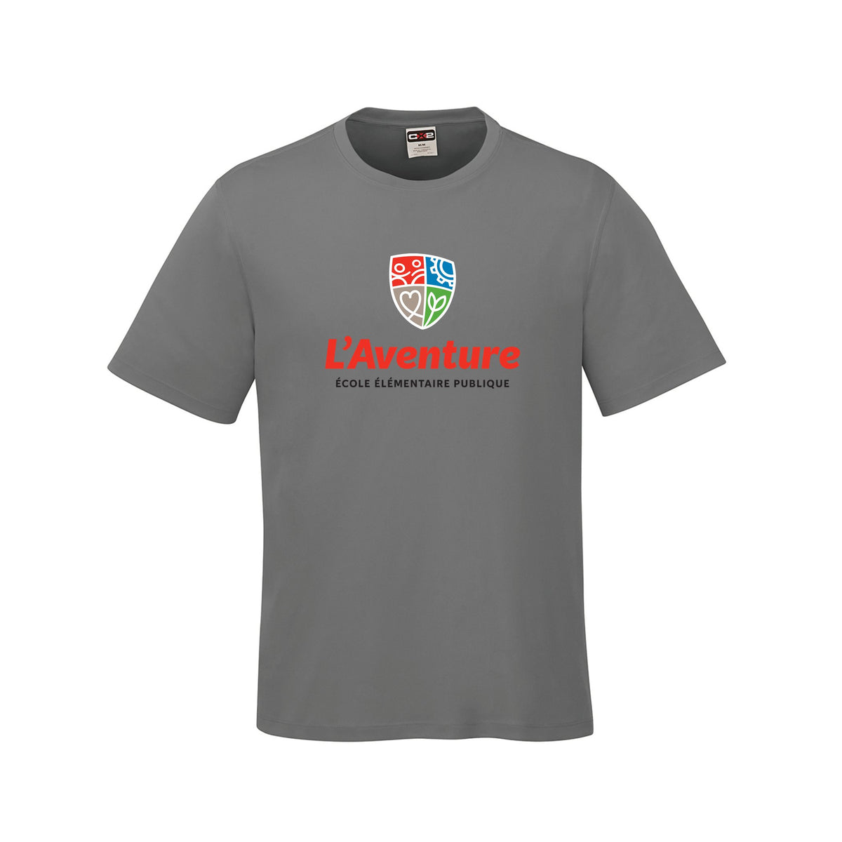 School Logo · Front · Grey