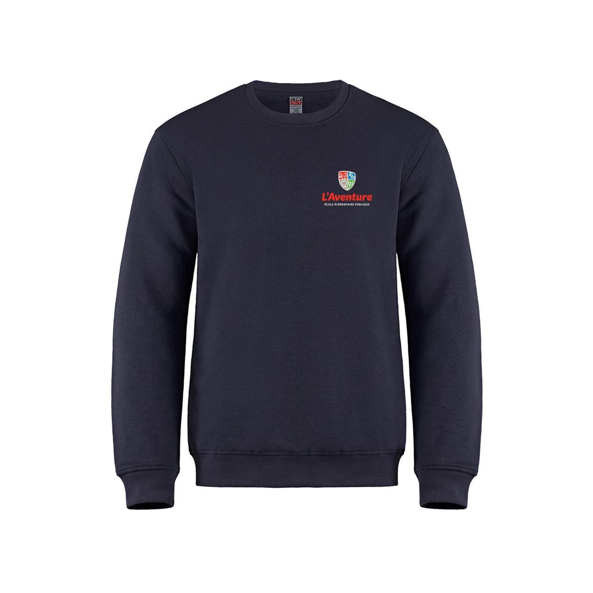 School Logo · Front · Navy