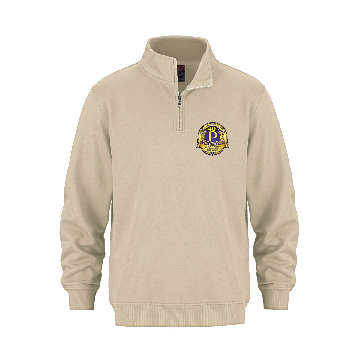 Anniversary Logo · Front · Sand