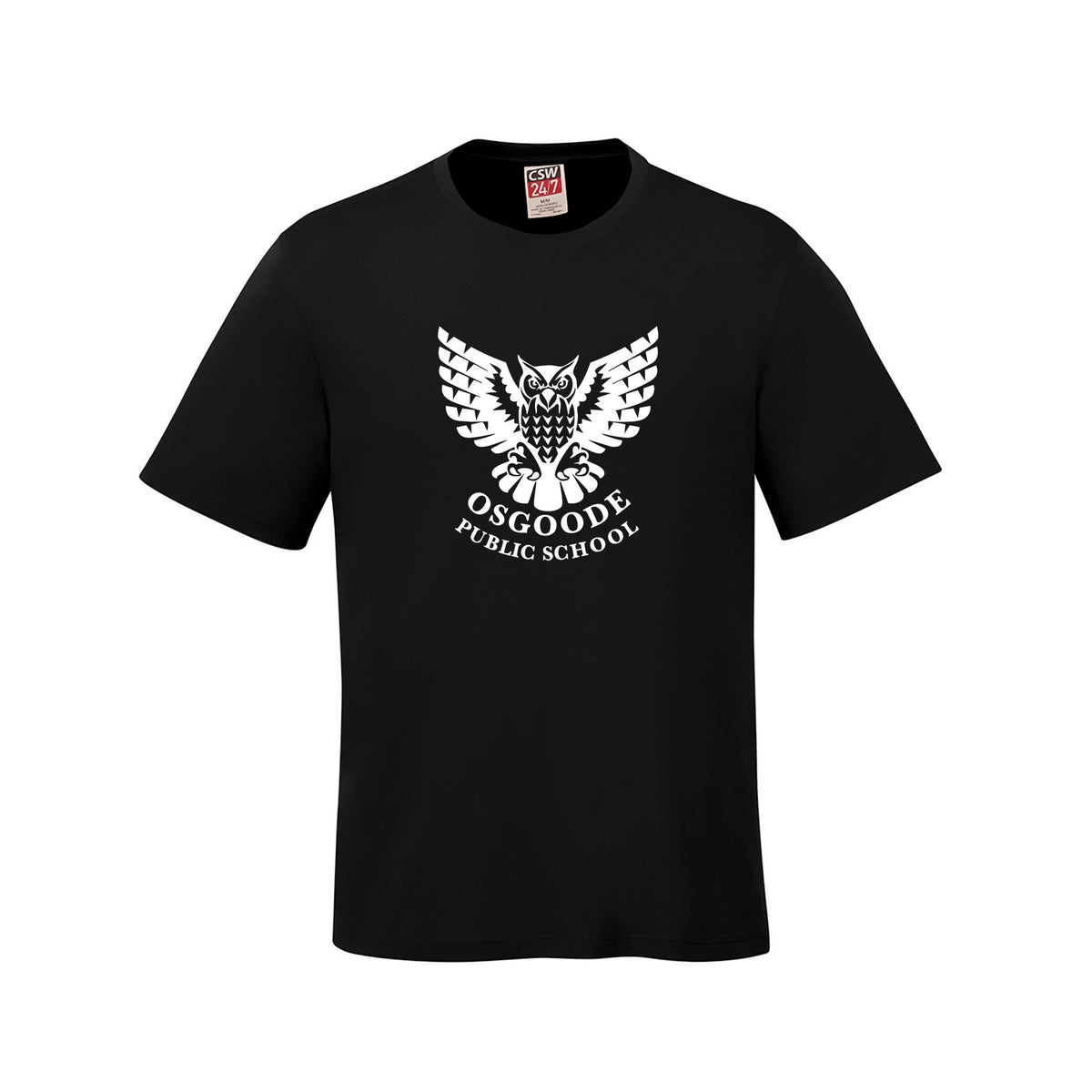 School Logo · Front · Black