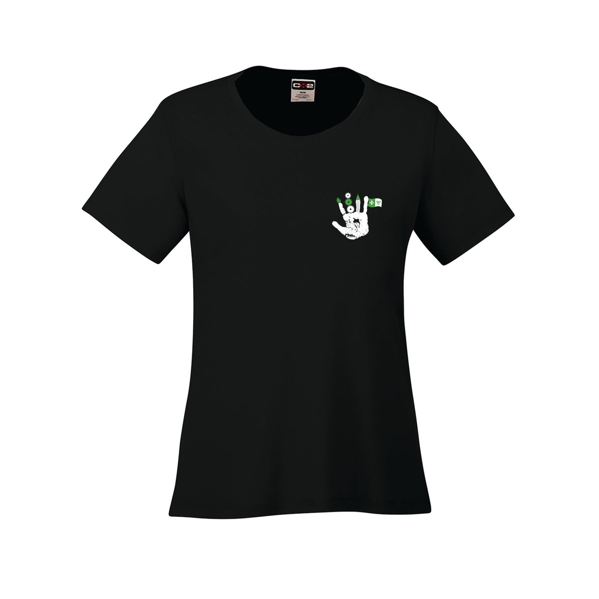 School Logo · Front · Black