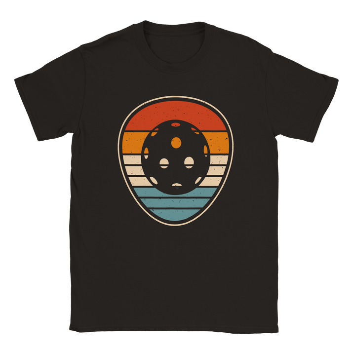 Pickleball - paddle and ball - 50/50 cotton poly unisex t-shirt - Ladybug Designs