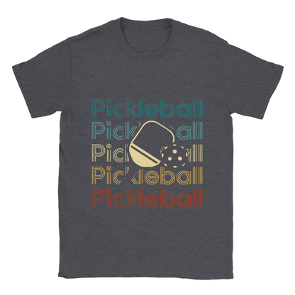 Pickleball - pickleball paddle - 50/50 cotton poly unisex t-shirt - Ladybug Designs