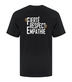 T-shirt à manches longues et col rond en coton peigné filé à l'anneau pour jeunes