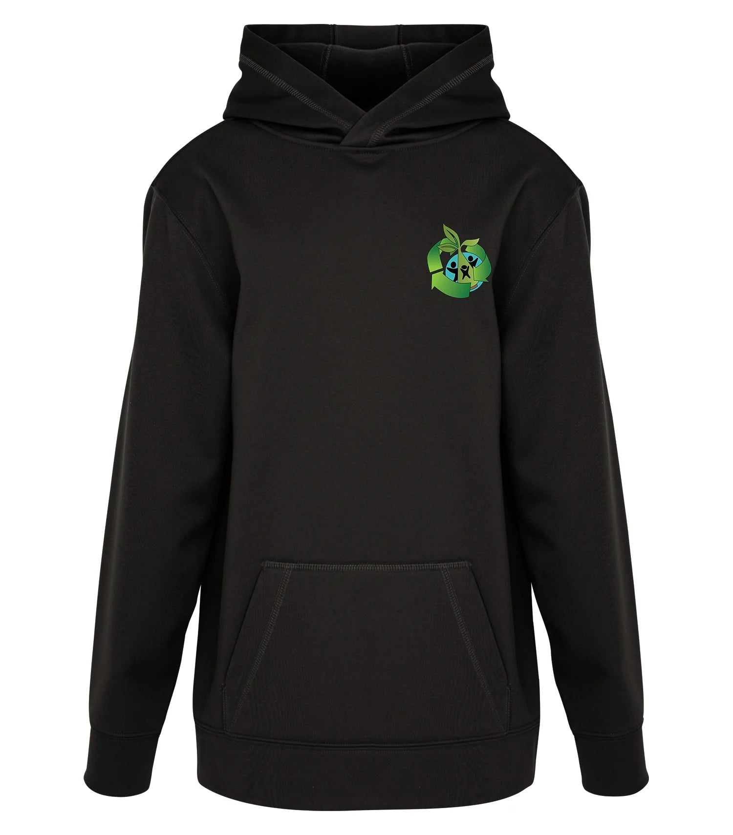 POLYFLEECE HOODED YOUTH SWEATSHIRT