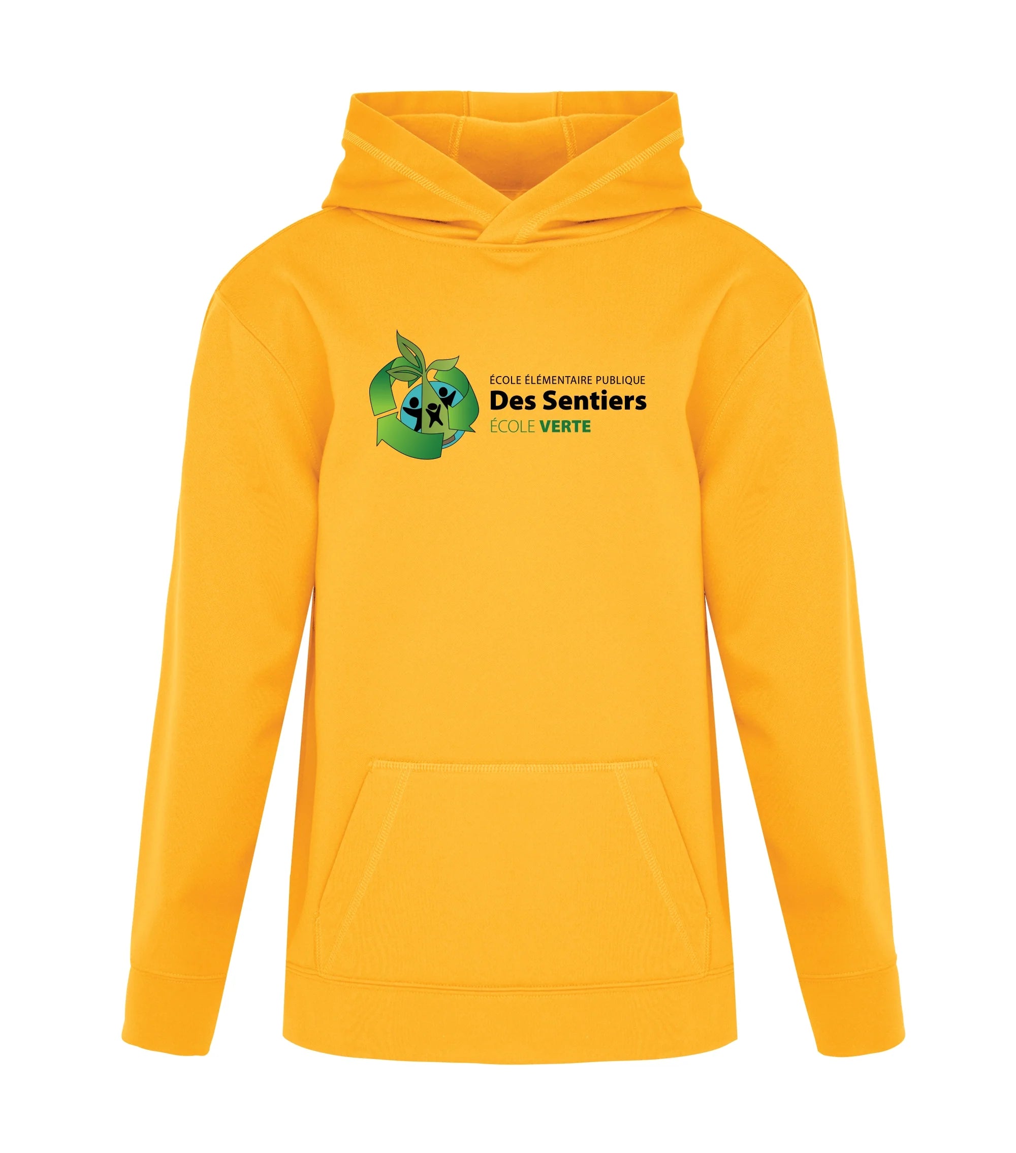 POLYFLEECE HOODED YOUTH SWEATSHIRT