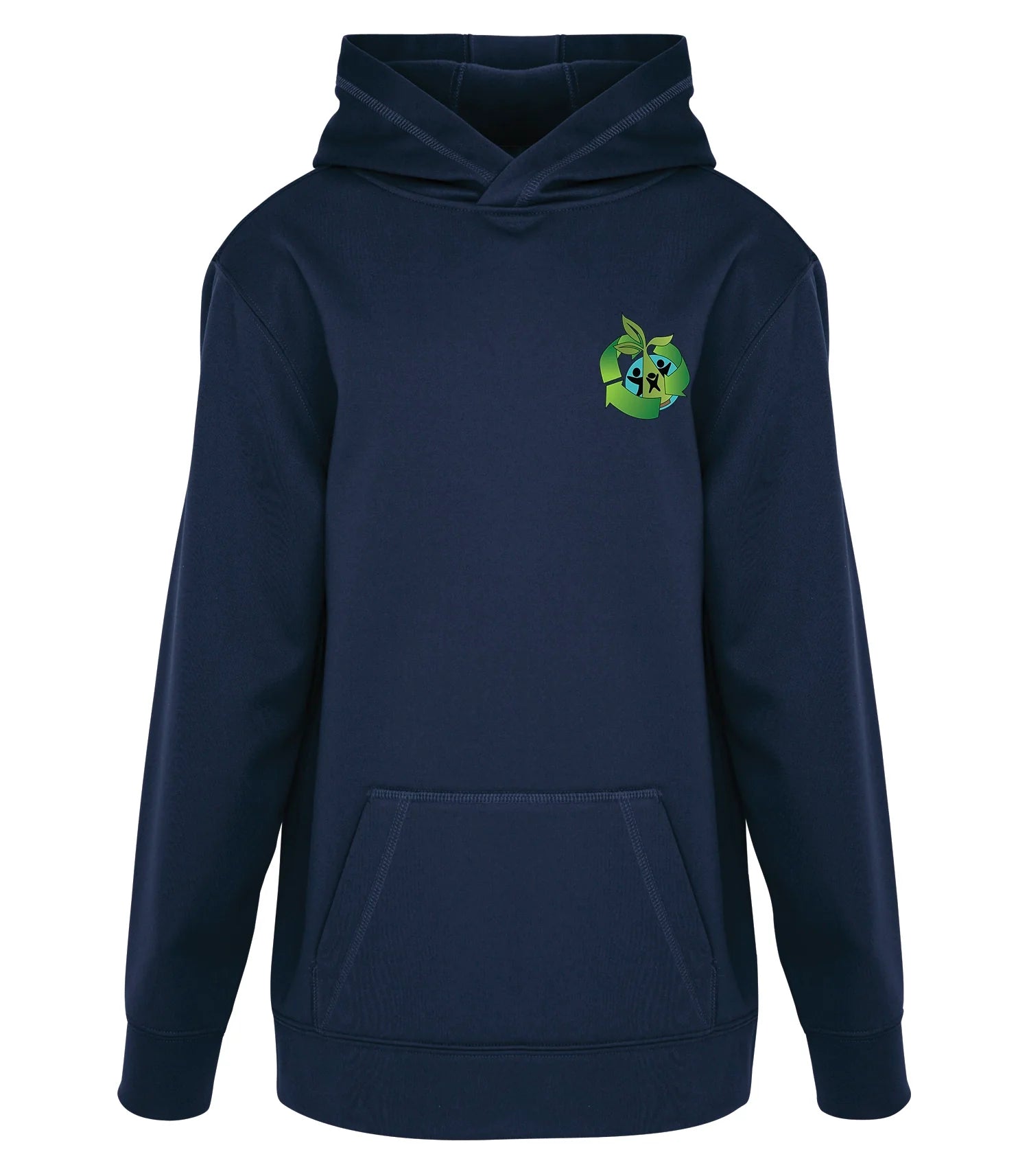 POLYFLEECE HOODED YOUTH SWEATSHIRT