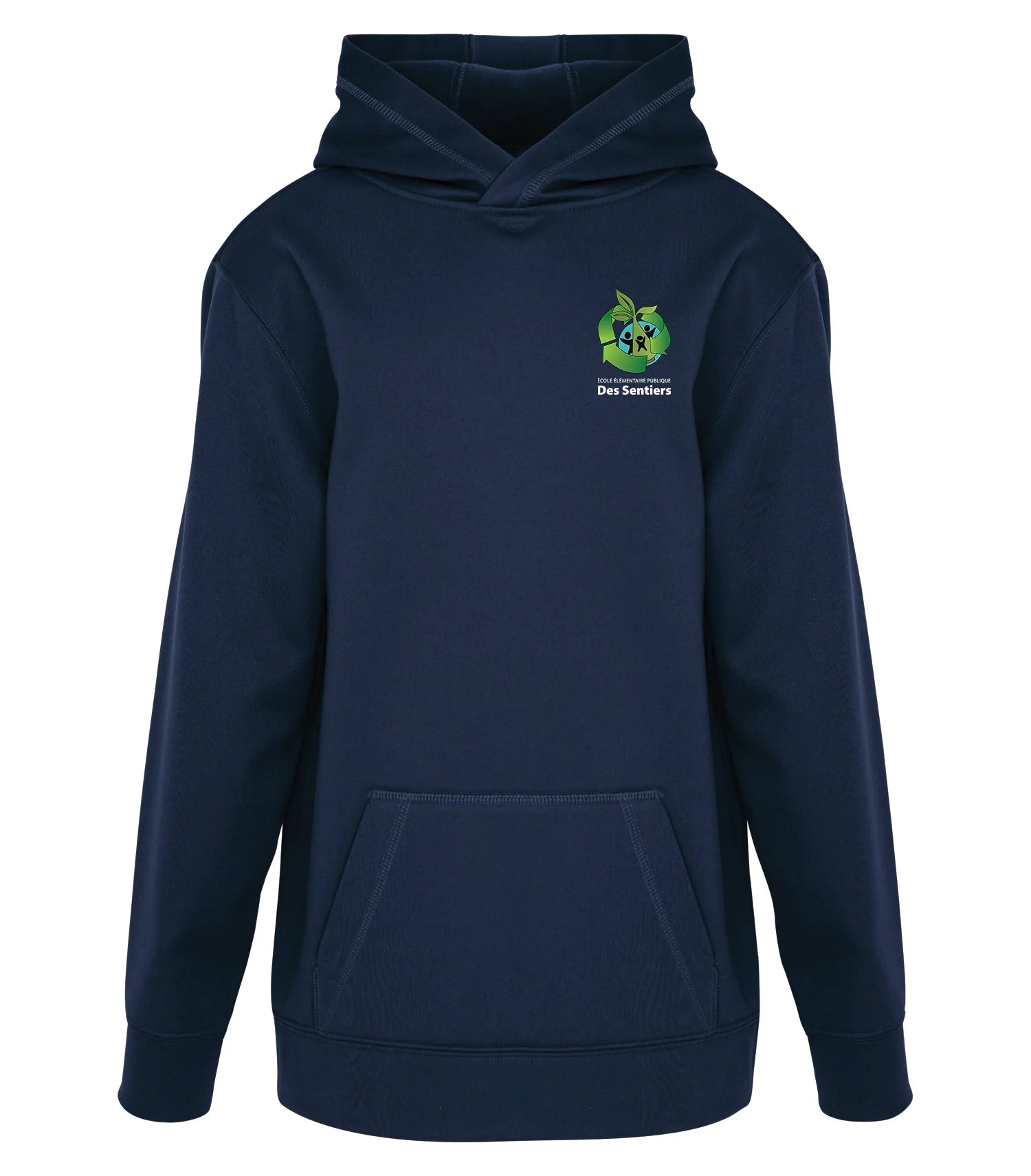 POLYFLEECE HOODED YOUTH SWEATSHIRT