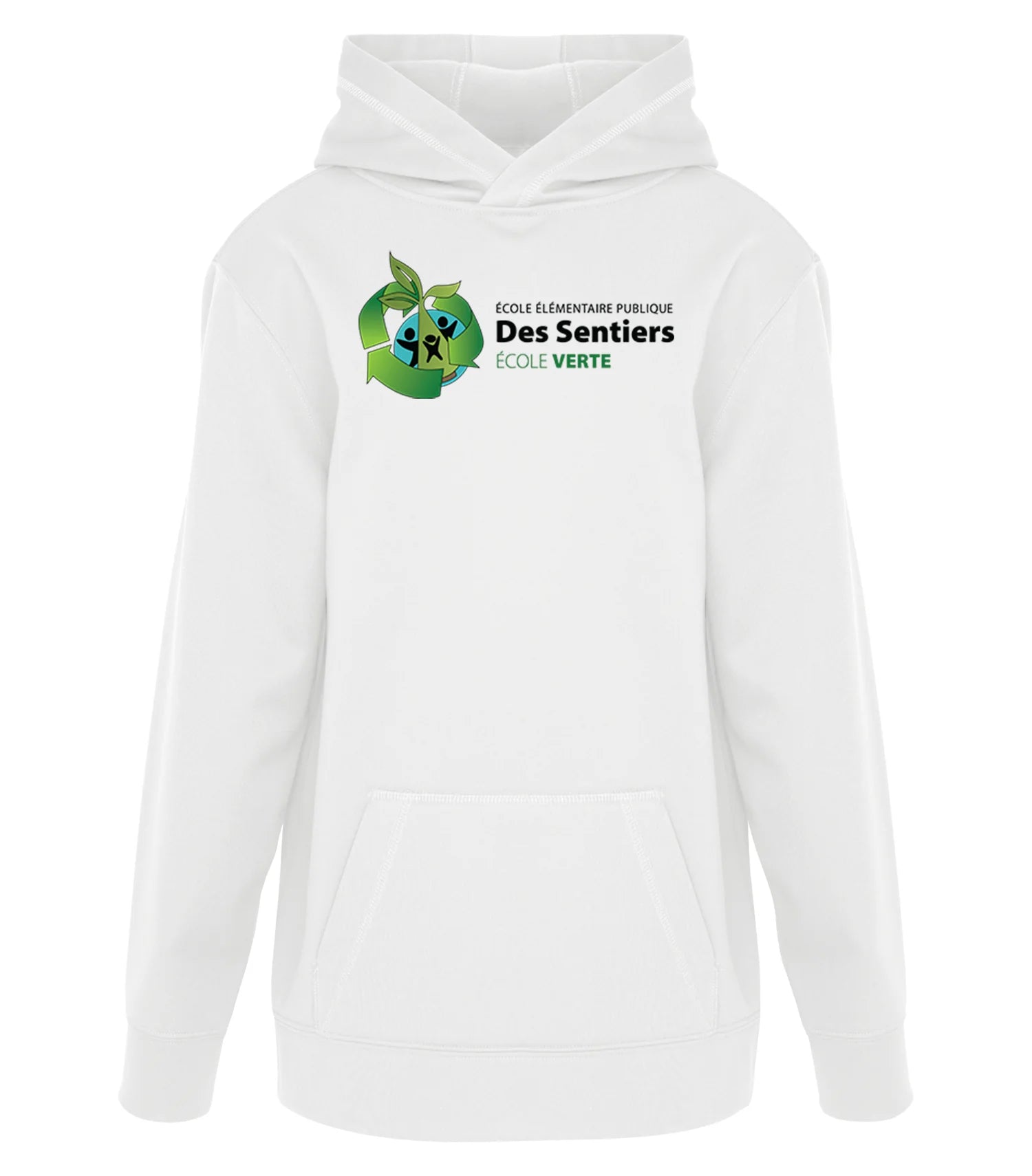 POLYFLEECE HOODED YOUTH SWEATSHIRT